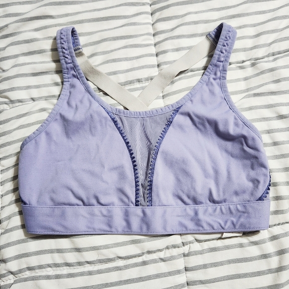Fabletics Zoe High Impact Sports Bra IV in Lavender Purple XL - Picture 3 of 5